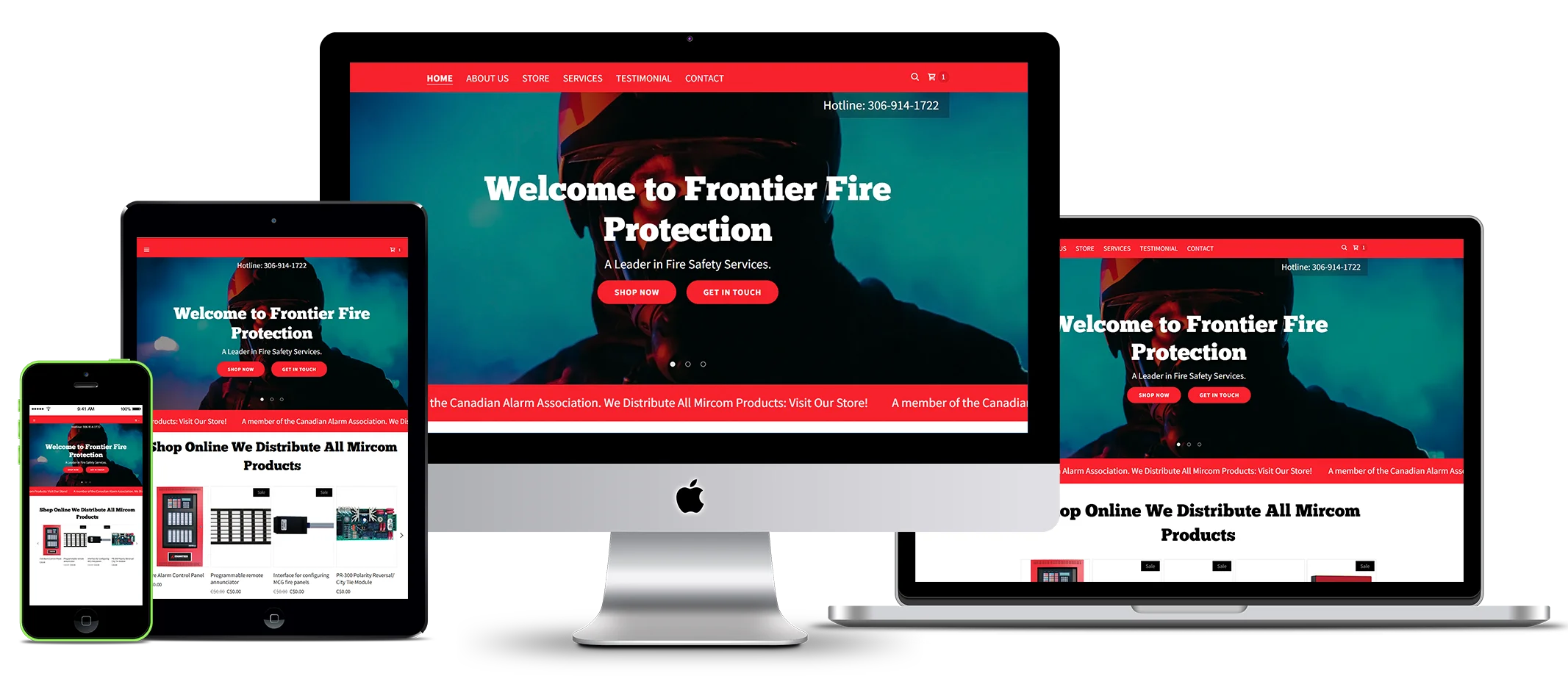 mcmatt-web-design-saskatoon-business-website-Frontier-Fire-Protection
